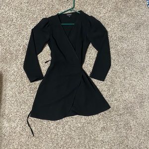 Wrap mini dress